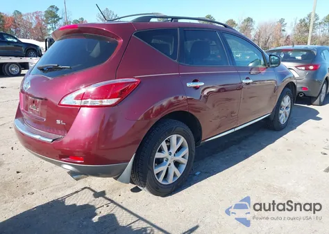 2011 Nissan Murano Sl from USA, damaged, VIN JN8AZ1MU7BW050508